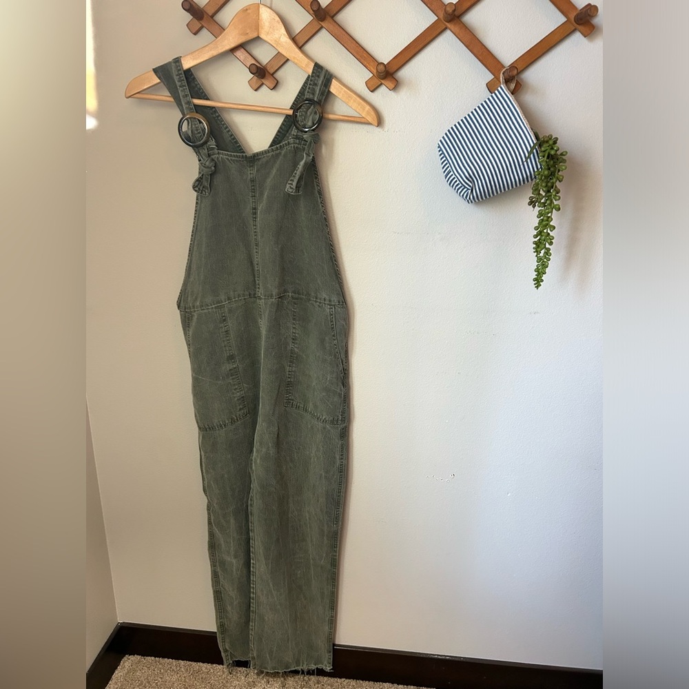 Green Overall Jumpsuit